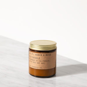 Soy Candle, No. 11, Amber & Moss