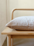 Linen Pillow Case / 60 x 40 / Camel Stripe
