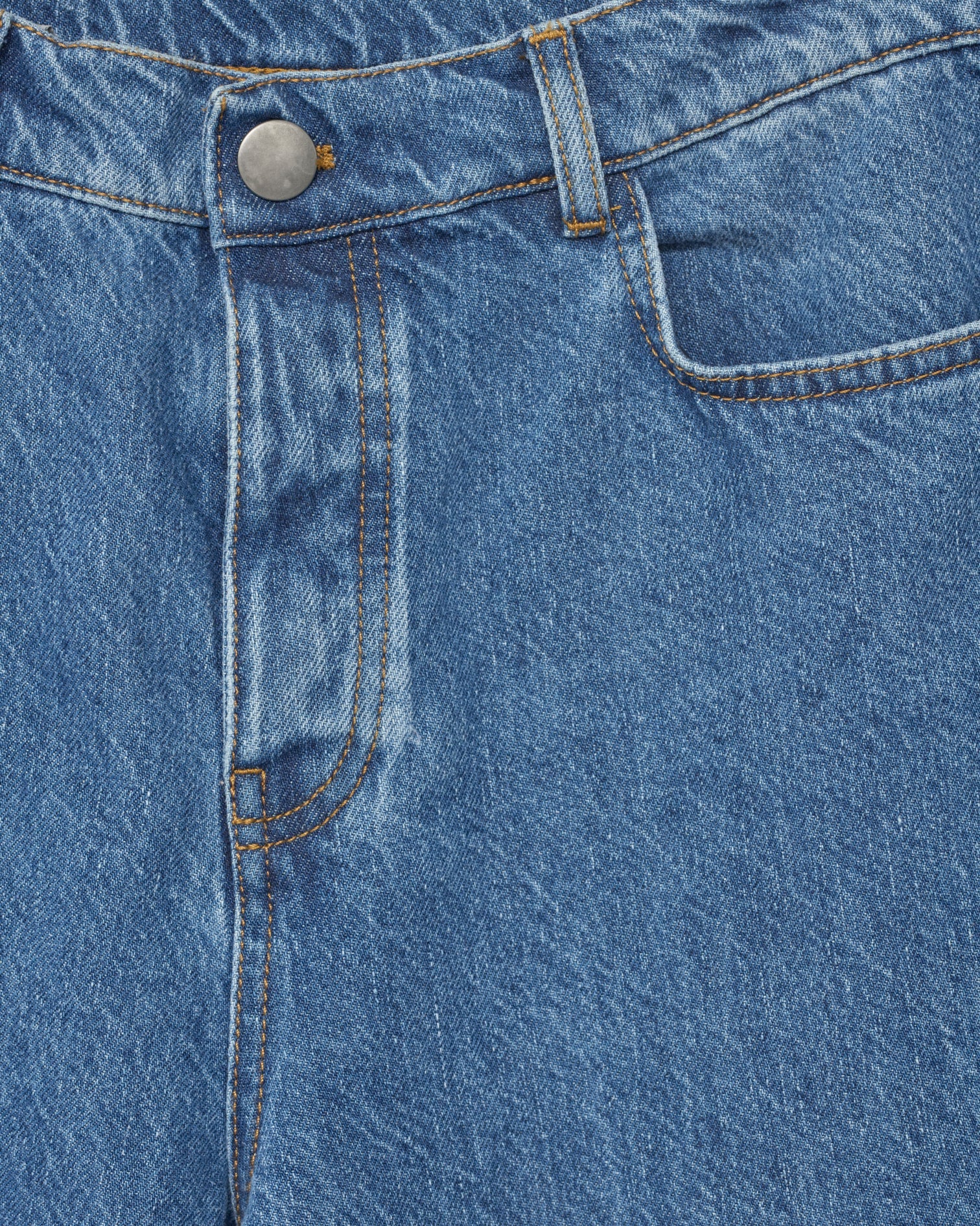 Hemp / Cotton Barrel Jeans / Washed Blue