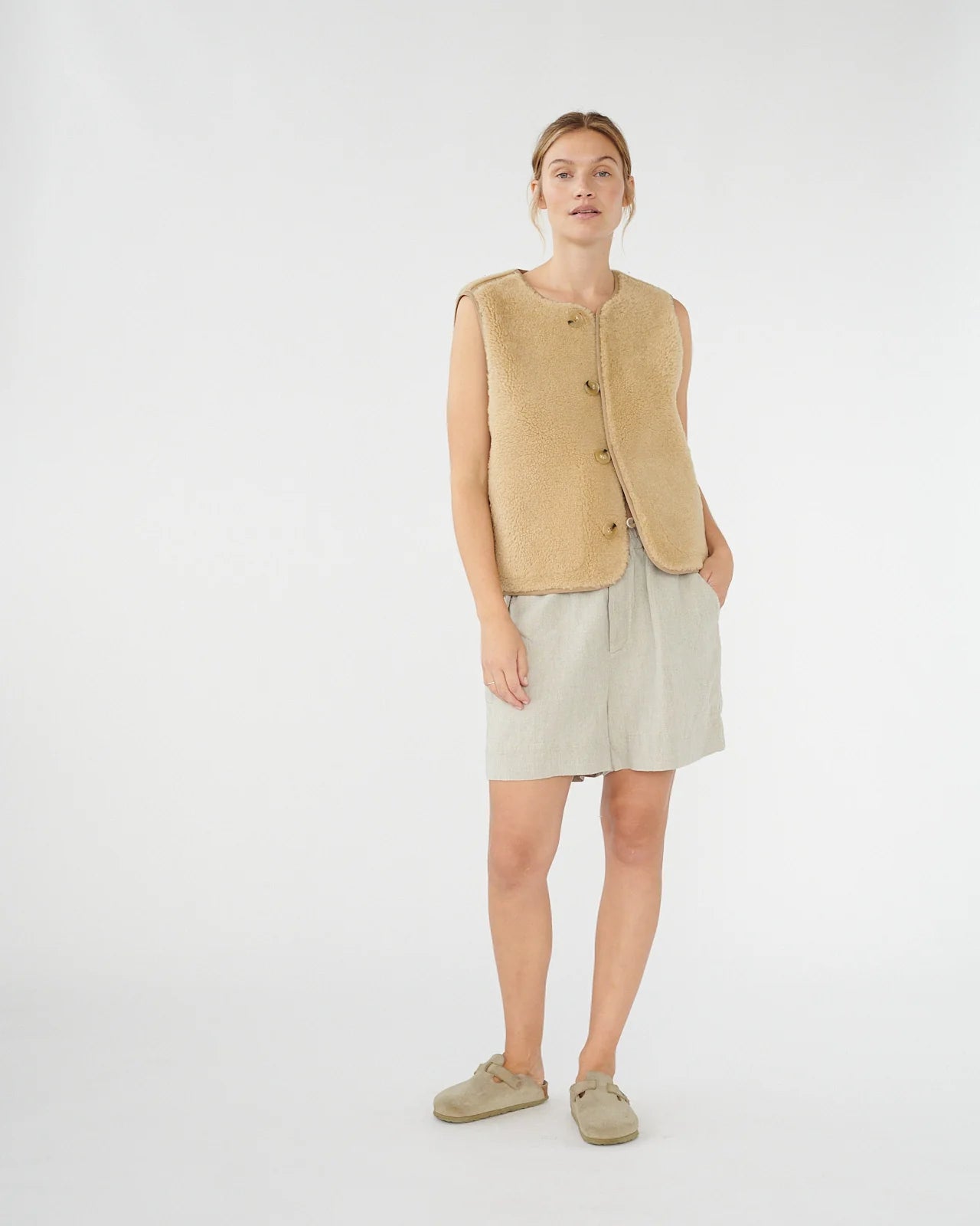 Linen Shorts / Nature