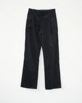 Corduroy Box Trousers / Black
