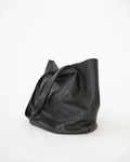 Full Grain Leather Tote Bag / Black