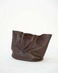 Full Grain Leather Tote Bag / Brown