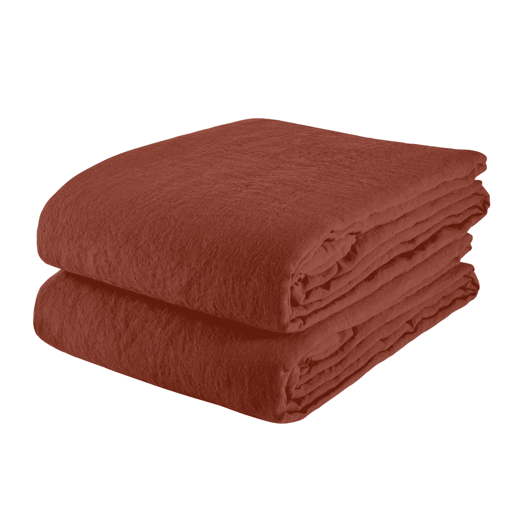 Linge Particulier French Linen + Cotton XL Waffle Bath Towel - Black - 40 x  62