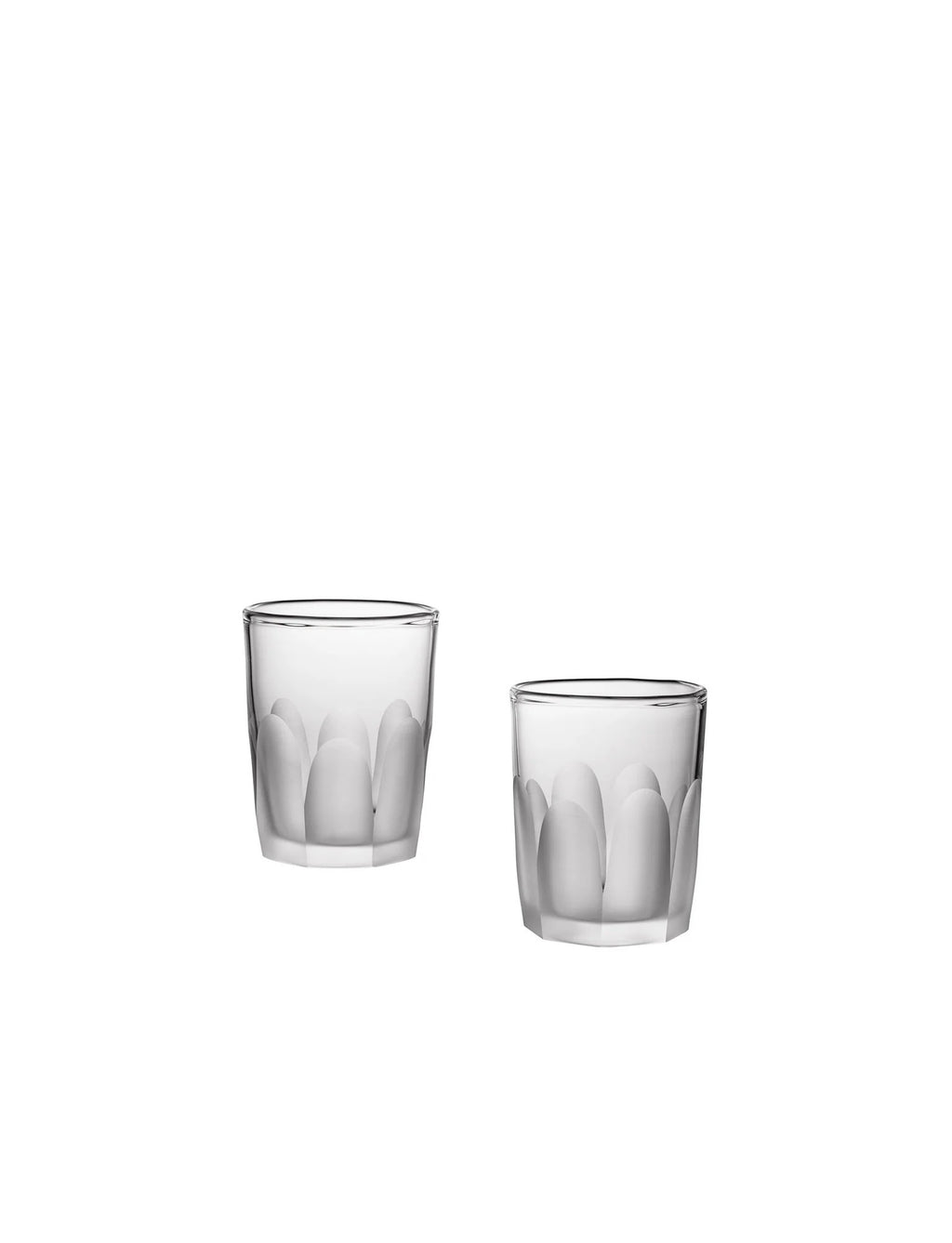 Facet Glas 01 / Sæt med to