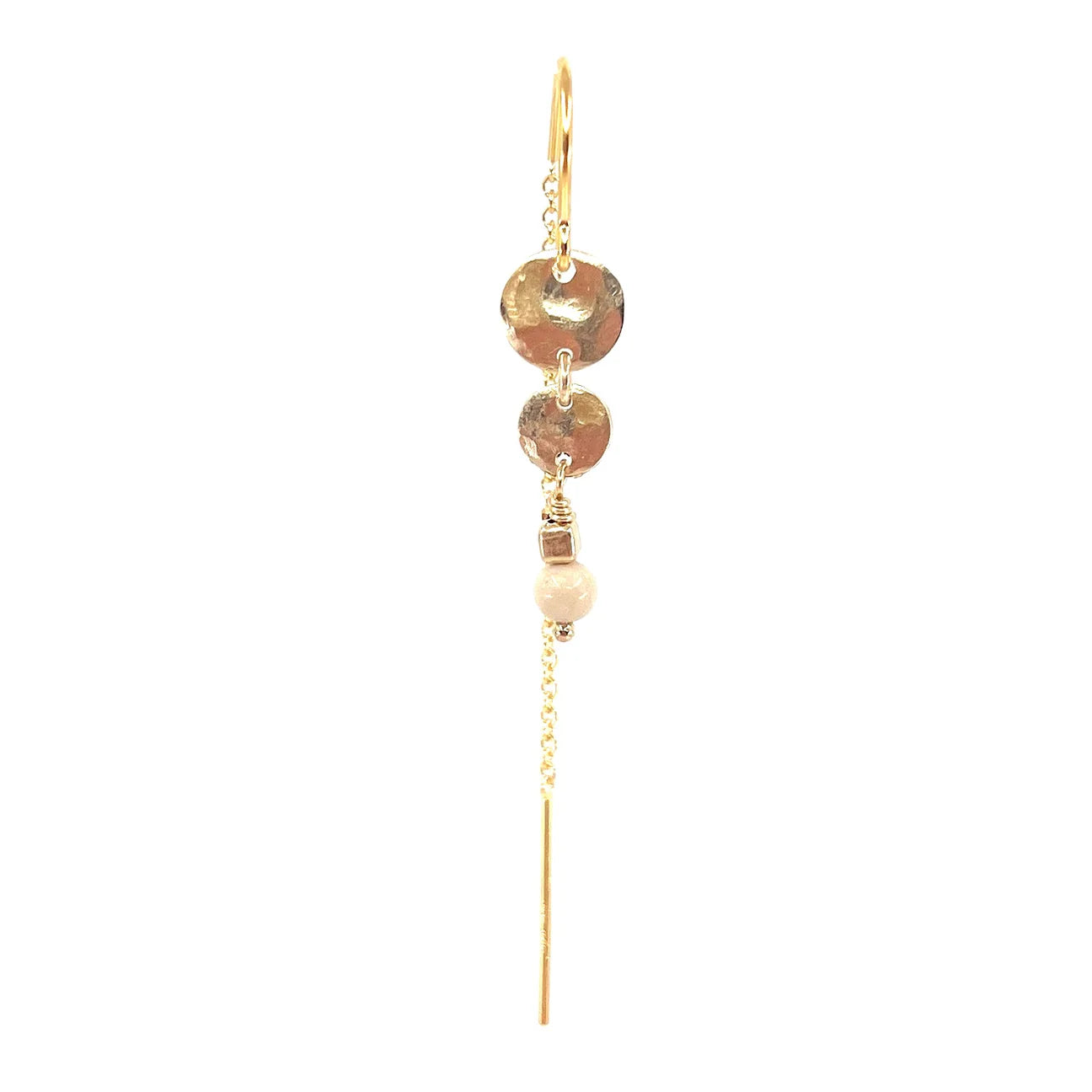 Lula Earring / Cream Riverstone