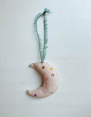 Moon Ornament / Pink