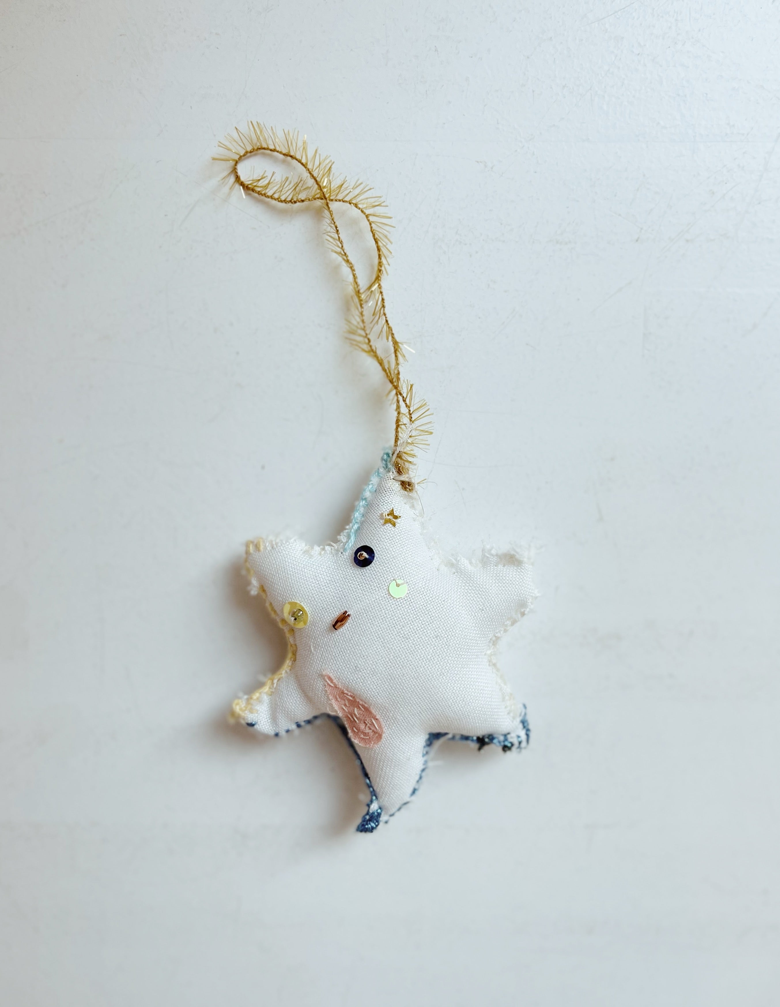 Star Ornament / White Candle