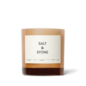 Salt & Stone Candle / Saffron & Cedar