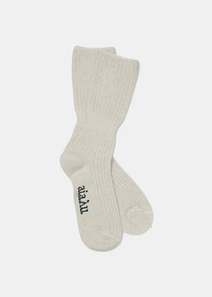 Cashmere Ribstrømper / Kit