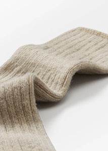 Cashmere Ribstrømper / Kit