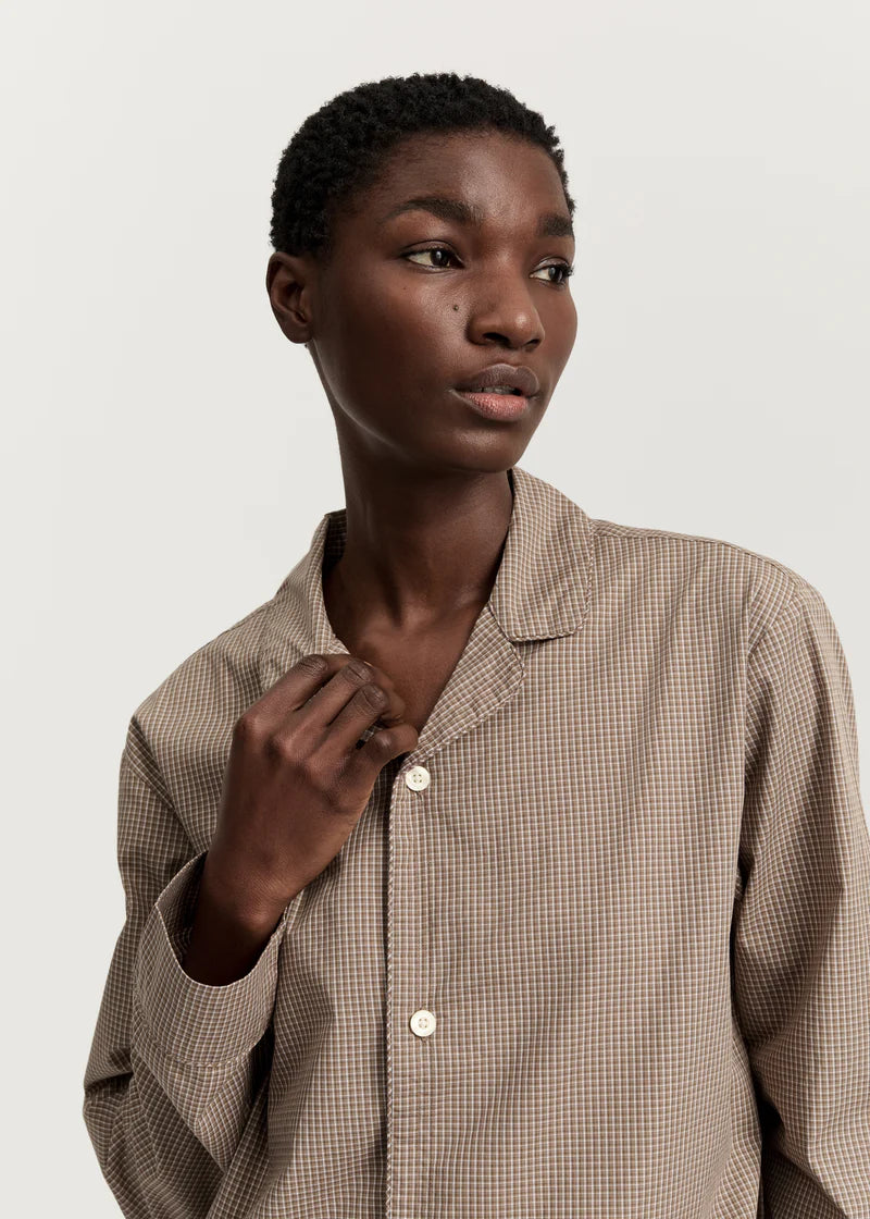 Classic Pyjamas Check / Mix Fossil