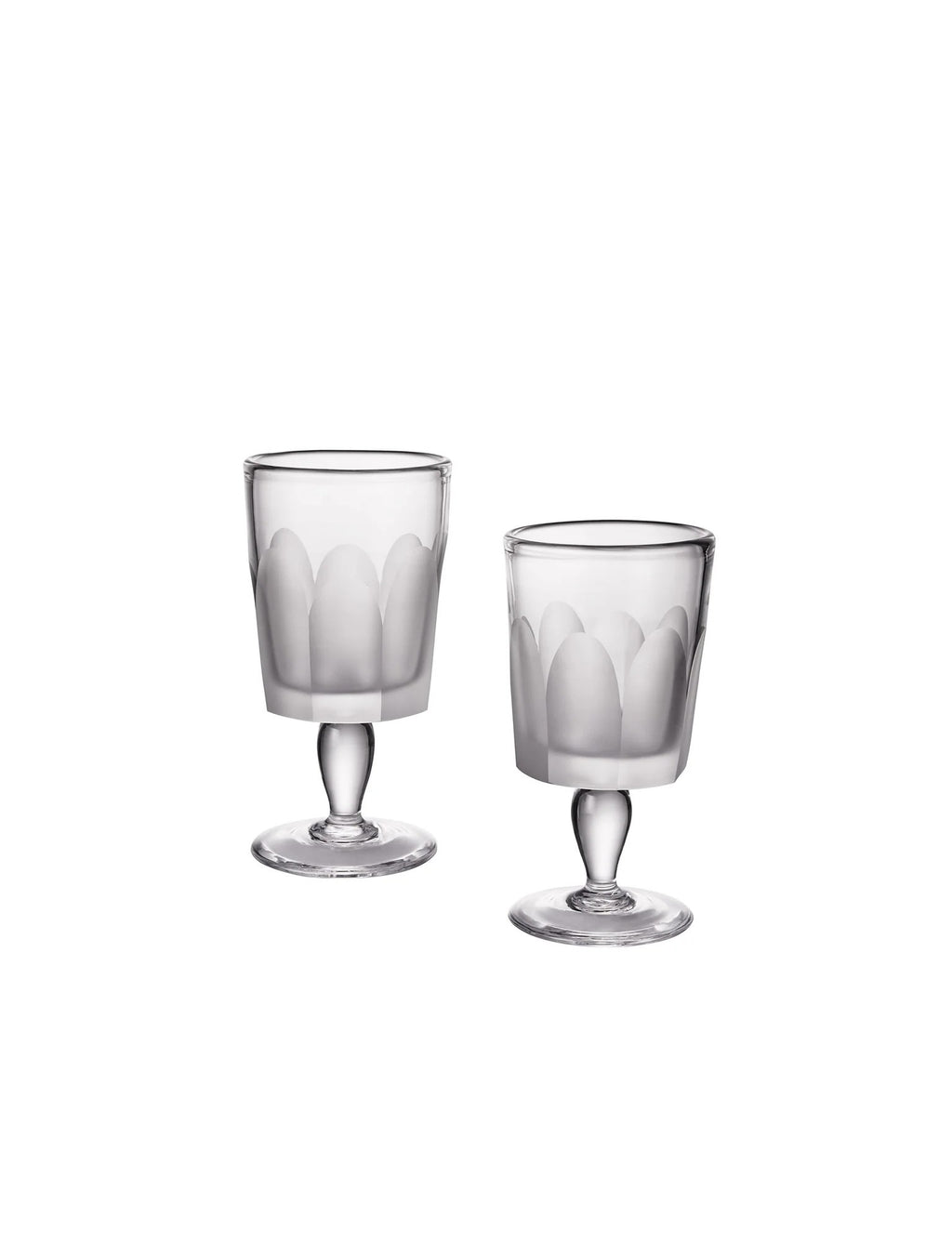 Facet Glas 02 / Sæt med to