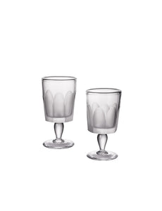 Facet Glas 02 / Sæt med to