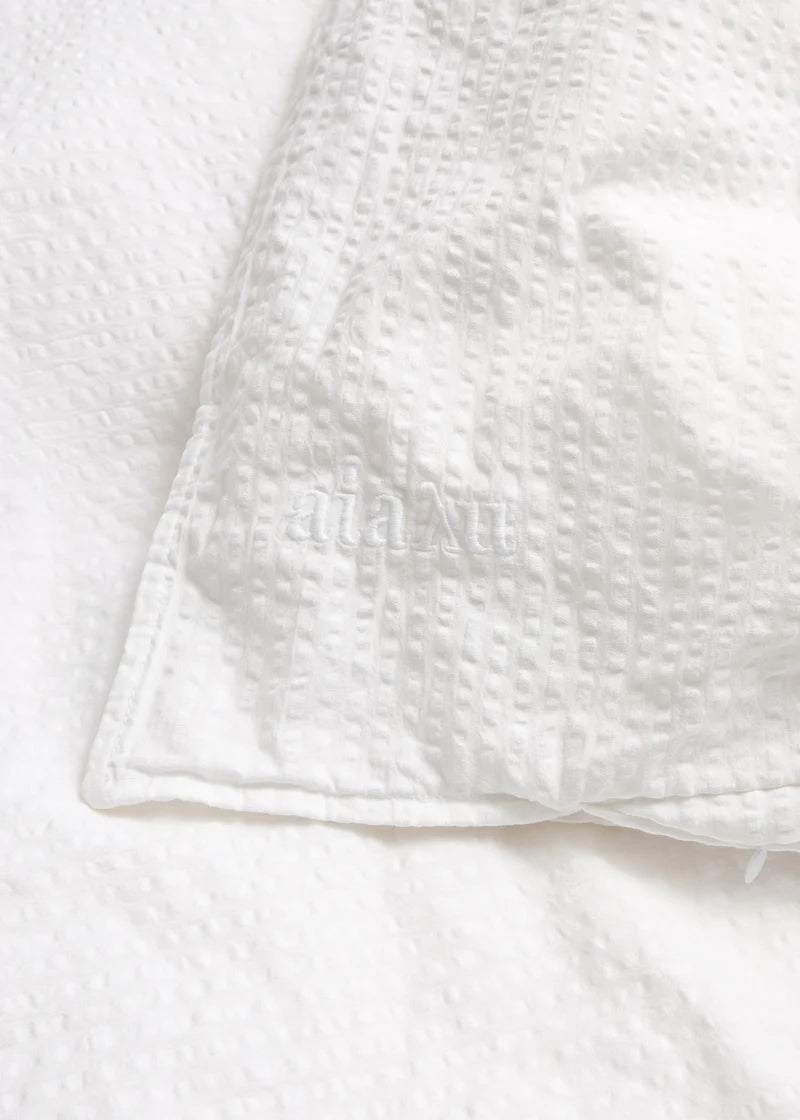 Duvet Set Seersucker / White / 140x200