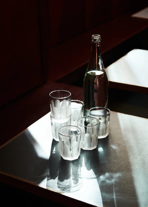 Facet Glas 01 / Sæt med to