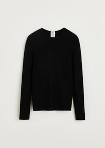 Gentle Cashmere Long Sleeve / Black