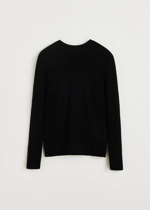 Gentle Cashmere Long Sleeve / Black