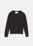 Hana Wool Cardigan / Dark Brown Melange