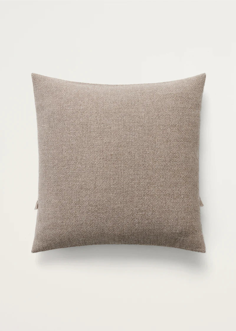 Hayaden Wool Pillow, 50 x 50 / Pure Soil
