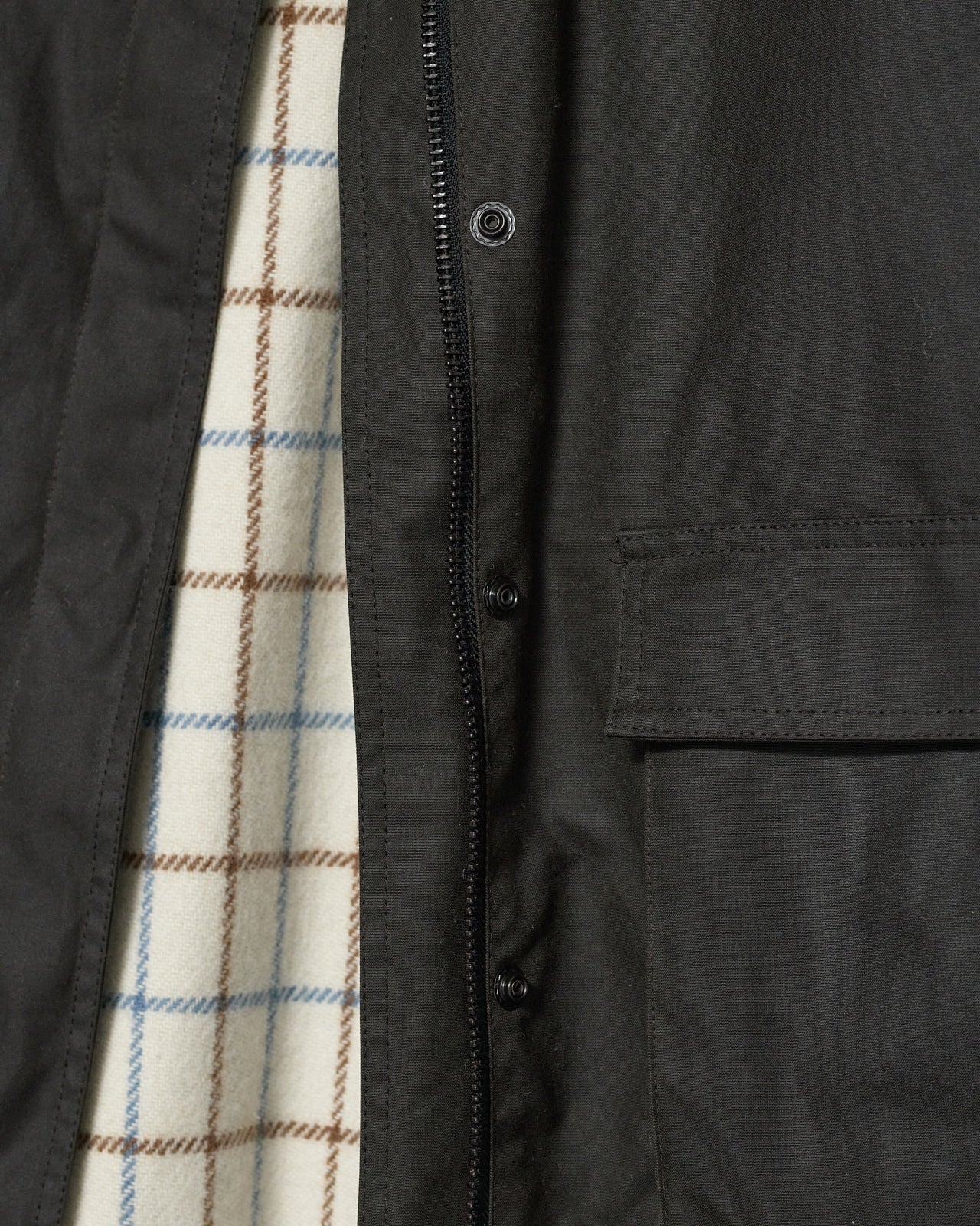 Oilskin Jacket / Dark Brown