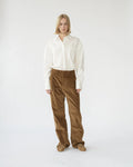 Corduroy Box Bukser / Cognac