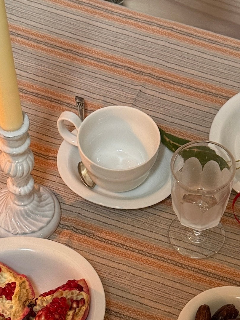 Dug / Hør / 140x250 / Orange Tapestry