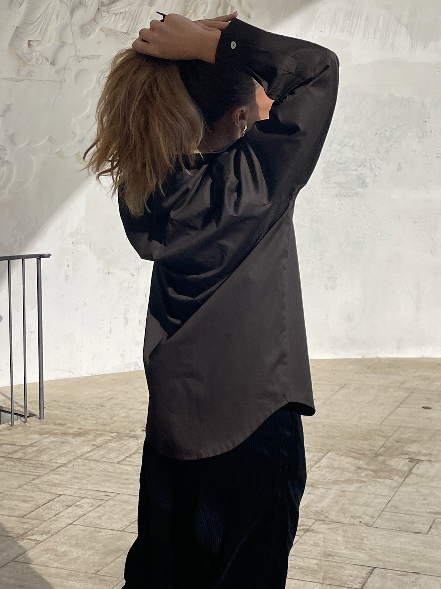 Pablo LS Loose Shirt / Brun