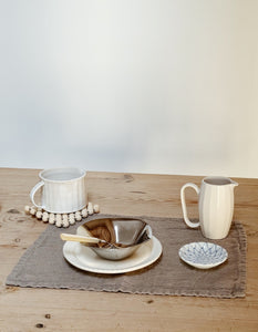 Heavy Linen Table Mat / Beige