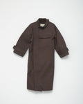 Water Resistant Coat / Dark Brown