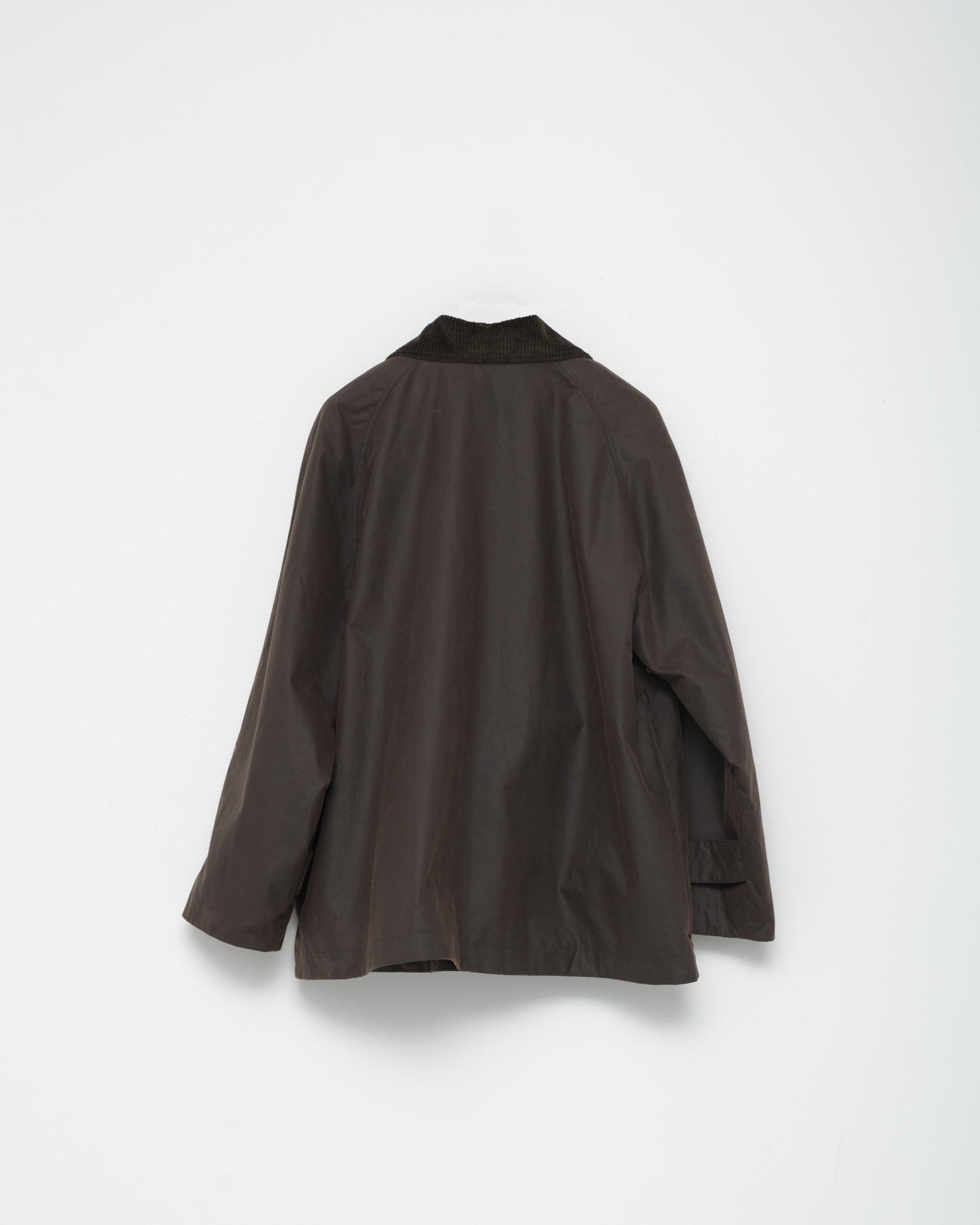 Oilskin Mac Jacket / Dark Brown