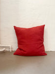 Linen Pillow Case 50x50 / Carmine Red