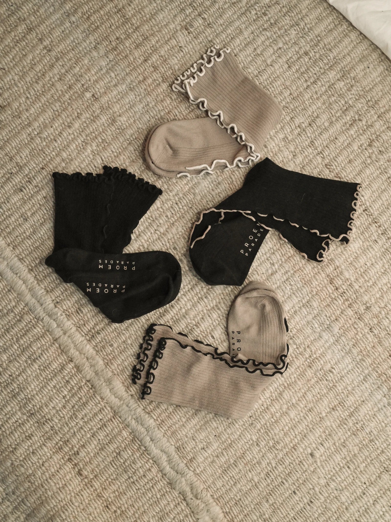 Kusama Socks Black / 2 pack