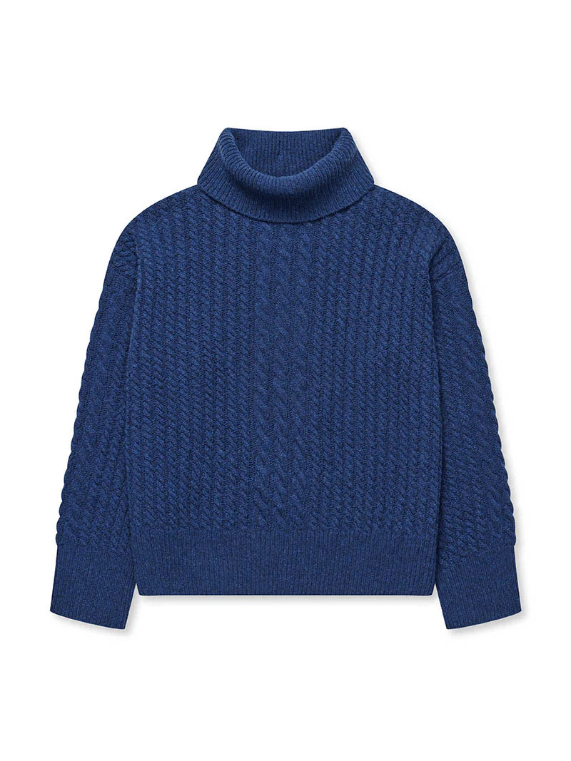 Gertrud Cable T-Neck Jumper