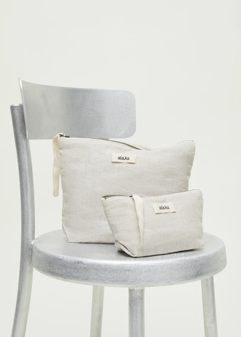 Pouch Linen / Pure Nature