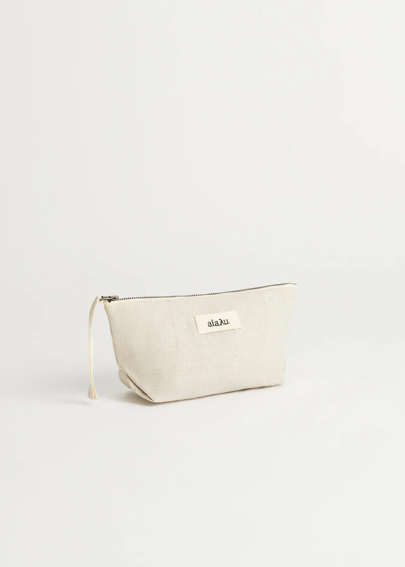Pouch Linen Mini / Pure Nature