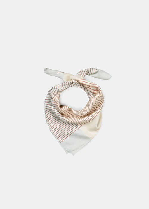 Runa Silk Scarf / Mix Rust