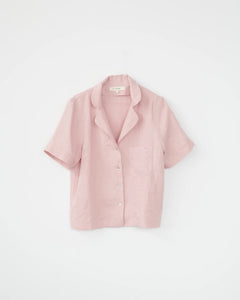 Linned PJ skjorte / Dusty Rose