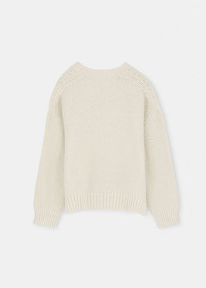 Vetla Wool Sweater / Pure Ecru