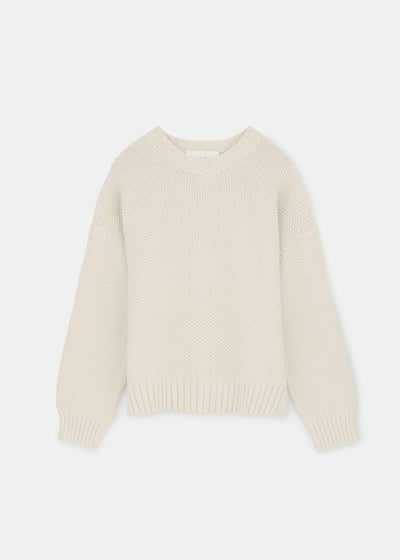 Vetla Wool Sweater / Pure Ecru