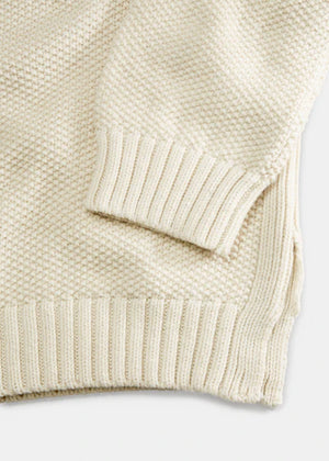 Vetla Wool Sweater / Pure Ecru