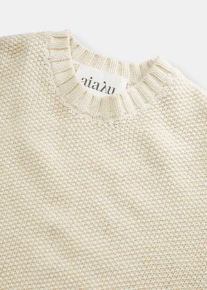 Vetla Wool Sweater / Pure Ecru