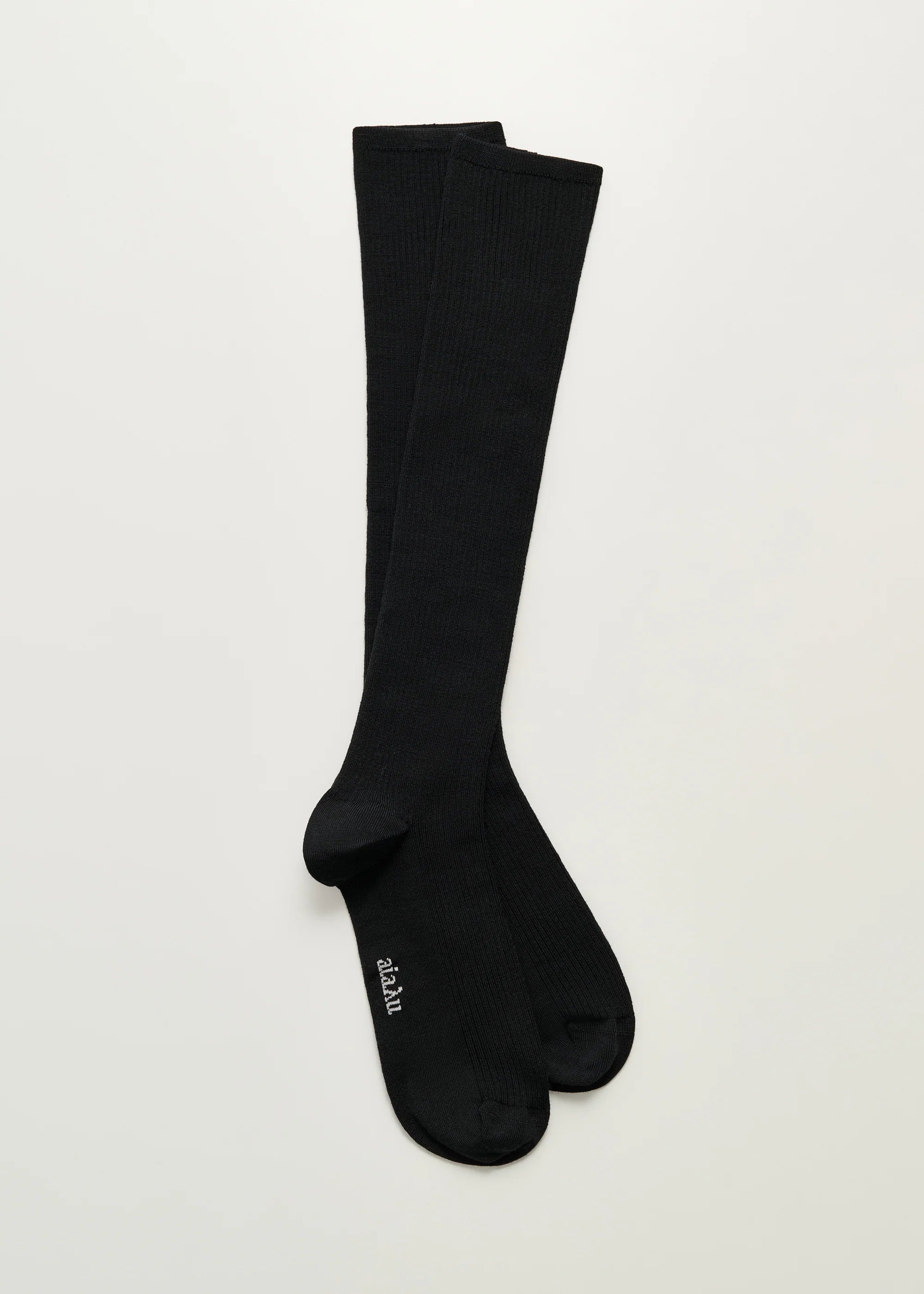Wool Knee Socks / Black