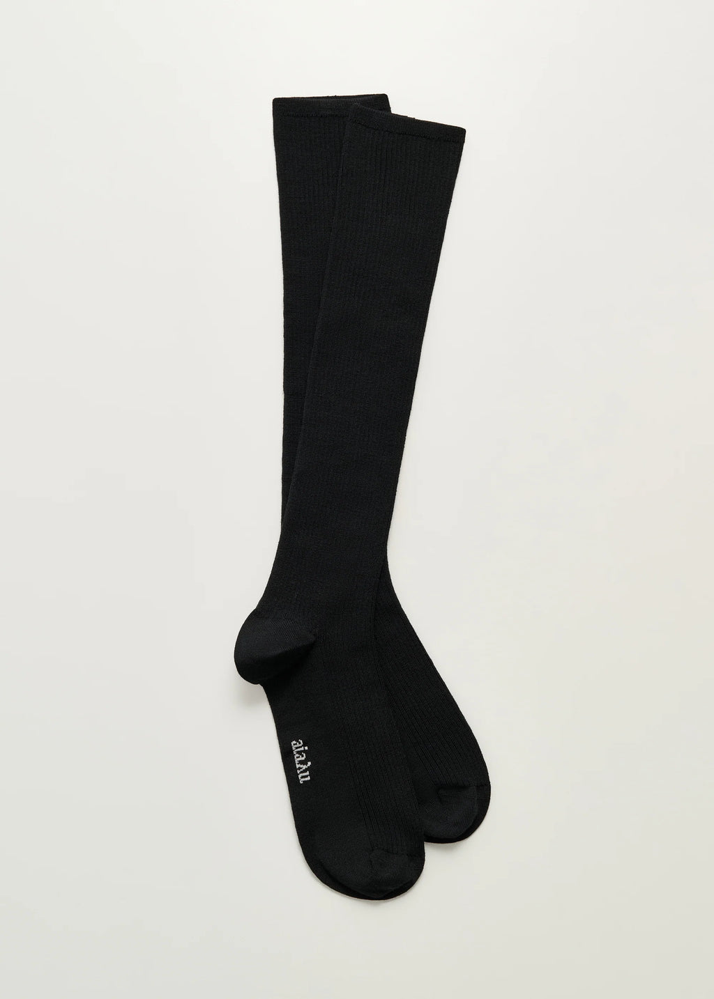 Wool Knee Socks / Black