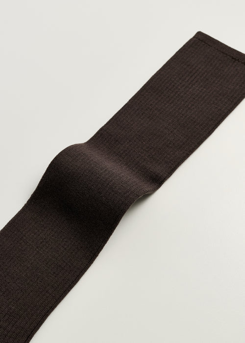 Wool Knee Socks / Brown