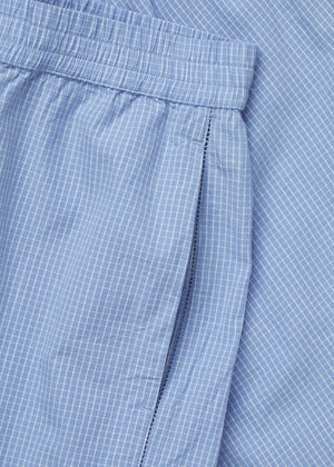 Casual Shorts Check / Mix Blue