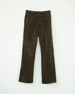 Corduroy Box Trousers / Brown