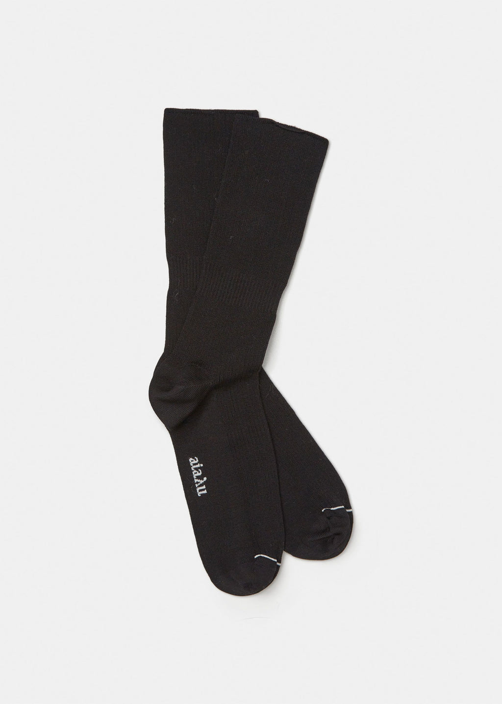 Cotton Rib Socks / Black
