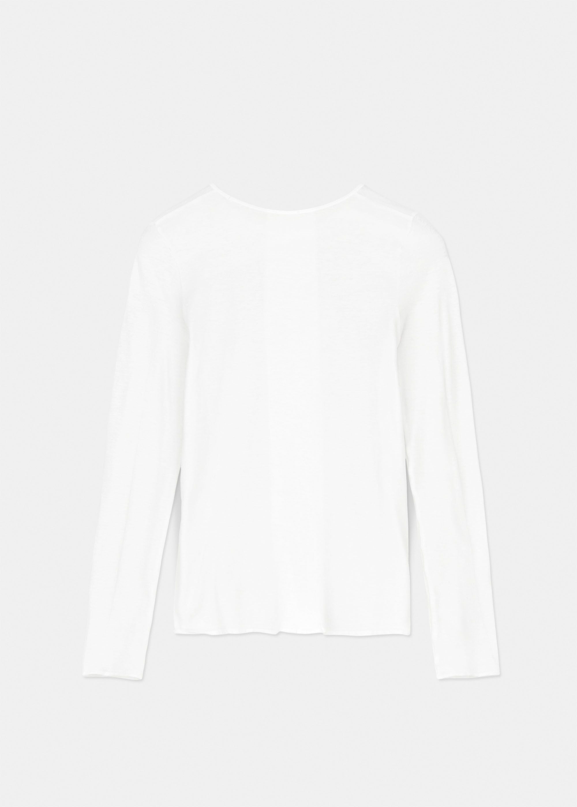Gentle Cashmere Long Sleeve / White
