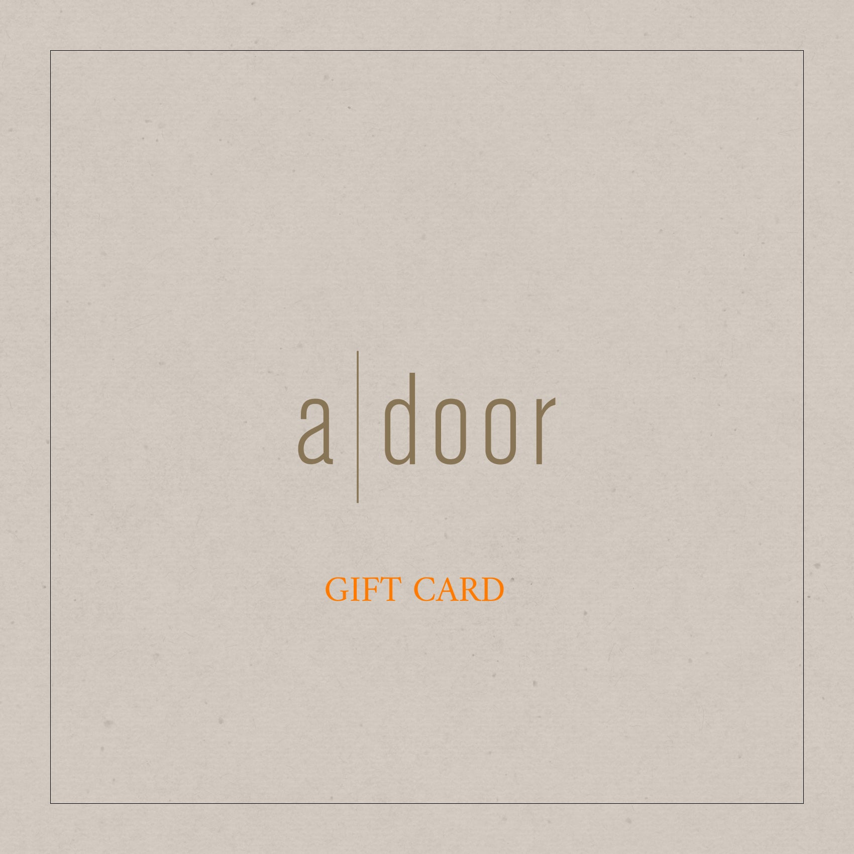 A Door Gift Card